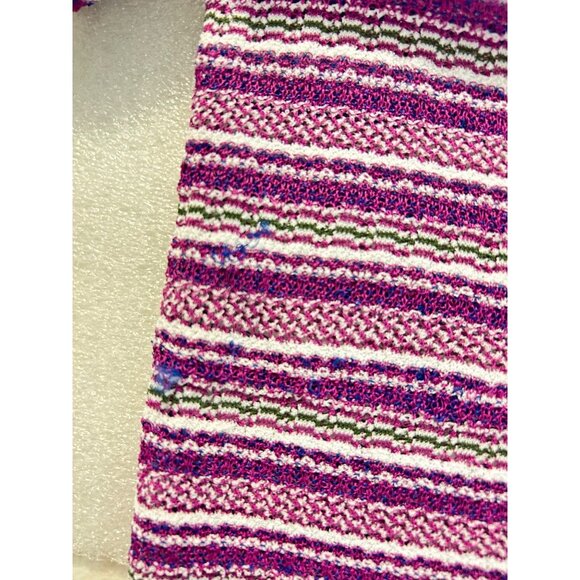 Veronica Beard Varia Mixed Stripe Cardigan White Purple $348 XS - Picture 5 of 6